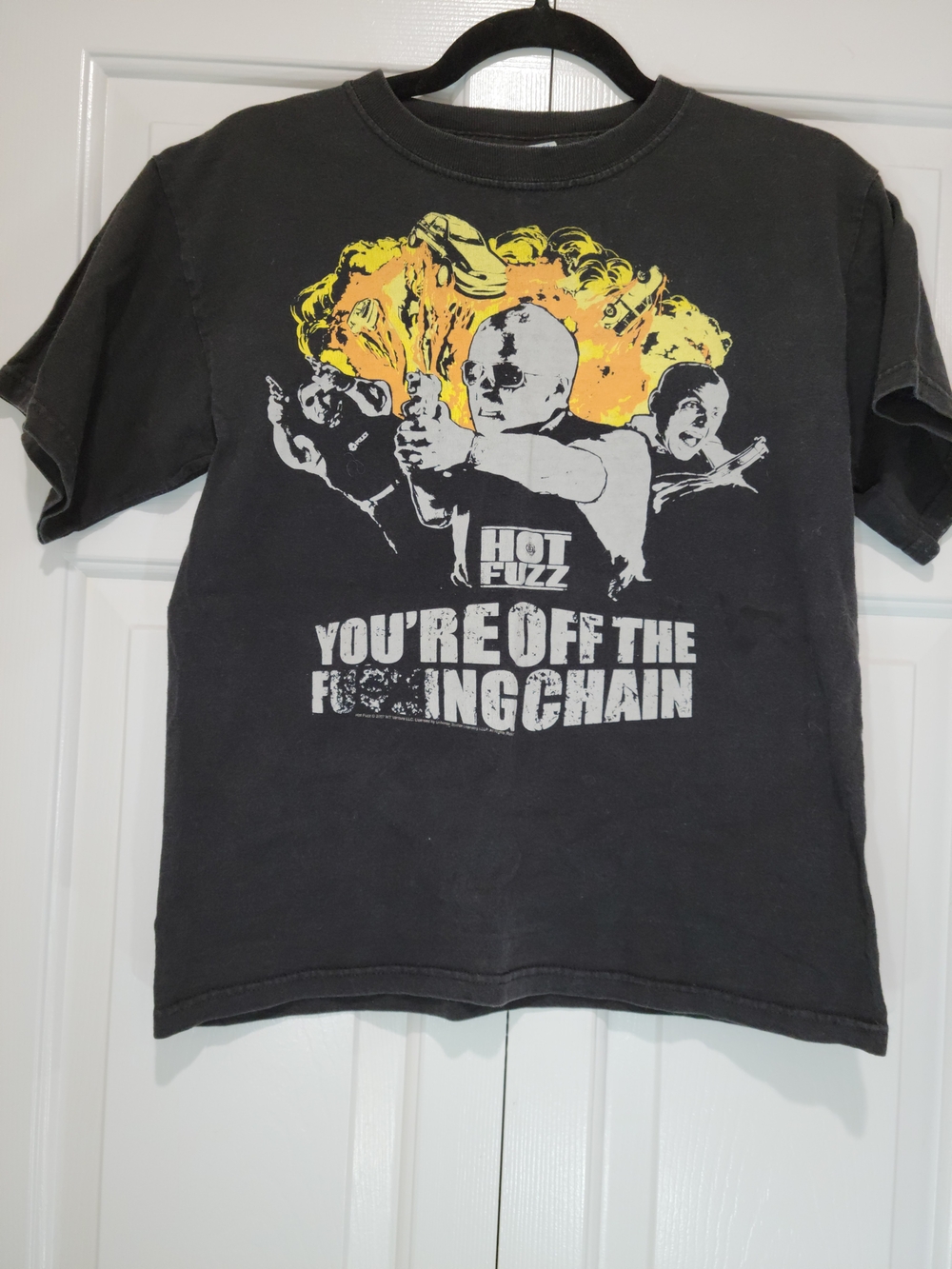 Hot Fuzz Movie "You're Off The F**king Chain" Graphic Tee